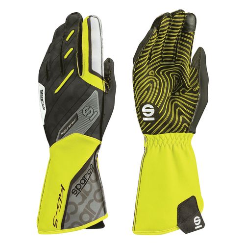 SPARCO MOTION KG-5, перчатки для картинга, желтый