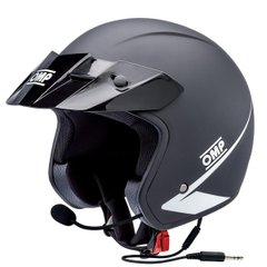 OMP STAR-J (ECE INTERCOM), шлем для автоспорта, черный мат