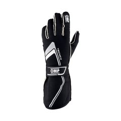 OMP TECNICA 2021, перчатки для автоспорта, черный/белый