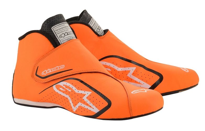 ALPINESTARS SUPERMONO, ботинки для автоспорта, оранжевый/черный