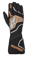 ALPINESTARS TECH 1-ZX V2, перчатки для автоспорта, черный/серый/оранжевый
