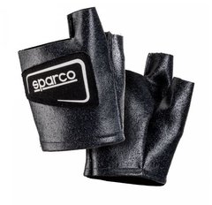 SPARCO MECA OVERGLOVES, перчатки с обрезаными пальцами, черный