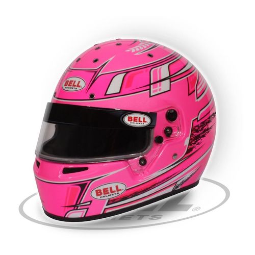 BELL KC7-CMR CHAMPION PINK, шлем для картинга, розовый