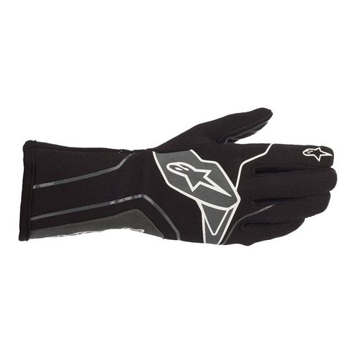 ALPINESTARS TECH-1 K V2, перчатки для картинга, черный/белый
