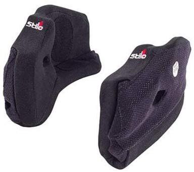 STILO YA0254, подушки боковые для шлемов STILO WRC DES, XXL, черный