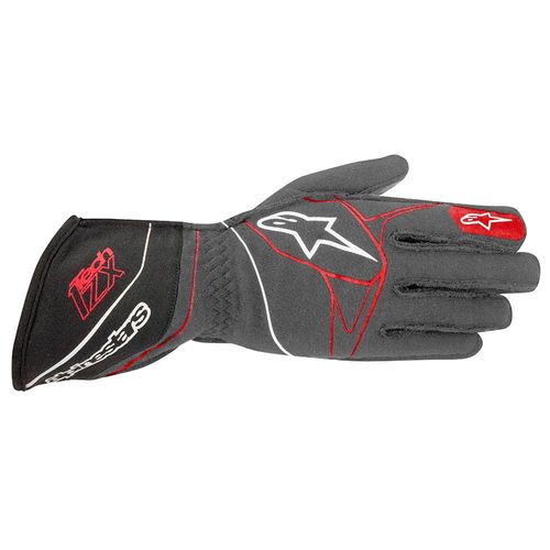 ALPINESTARS TECH 1-ZX, перчатки для автоспорта, серый/черный/красный