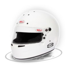 BELL GT5 SPORT WHITE, шлем для автоспорта, белый