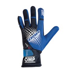 OMP KS-4, перчатки для картинга, синий/черный