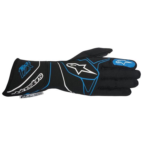 ALPINESTARS TECH 1-ZX, перчатки для автоспорта, черный/синий