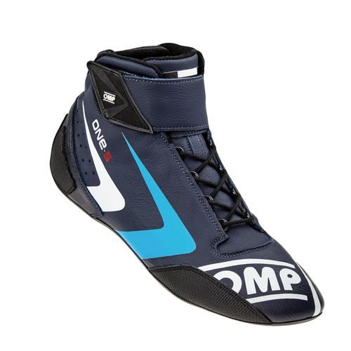 OMP ONE-S, ботинки для автоспорта, синий/голубой