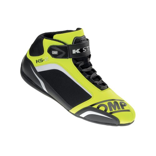 OMP KS-2, ботинки для картинга, желтый/черный/белый