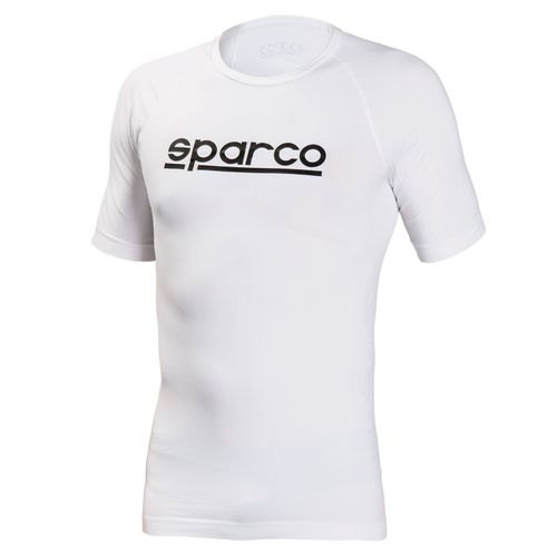 SPARCO SEAMLESS, футболка с коротким рукавом для картинга, белый