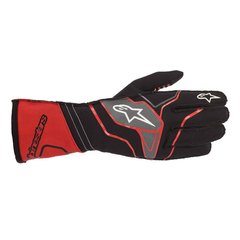 ALPINESTARS TECH-1 KX V2, перчатки для картинга, черный/красный