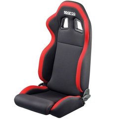 SPARCO R100, сиденье спортивное, черный/красный