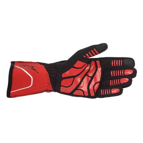 ALPINESTARS TECH-1 KX V2, перчатки для картинга, черный/красный