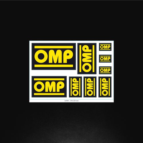 OMP X/889, набор с 9 наклеек OMP