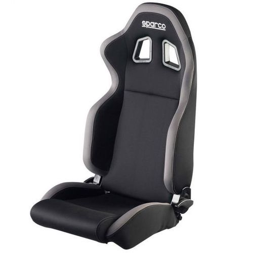 SPARCO R100, сиденье спортивное, черный/серый