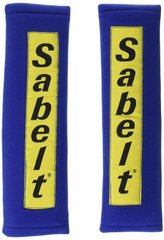 SABELT 475010, накладки на ремни безопасности, синий
