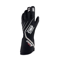 OMP ONE EVO X, перчатки для автоспорта, черный